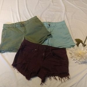 Lot of American eagle shorts. EUC